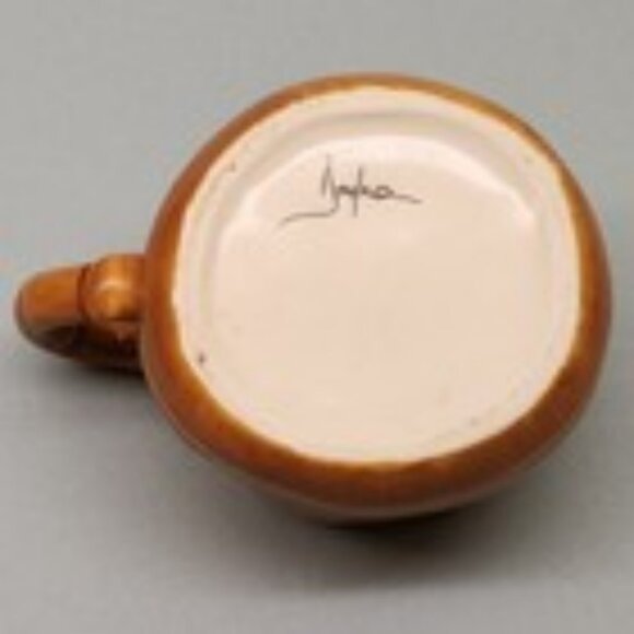 Russ Berrie Douglas Orange Cat - Ceramic Figural Coffee Mug - Picture 5 of 6